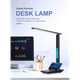 Акумуляторна LED лампа VHG TX26CX з календарем та годинником, Black - изображение 3