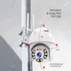IP-камера видеонаблюдения WiFi Smart Camera, видеокамера слежения с датчиком движения - изображение 7