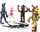 Игровой набор фигурок Пять ночей с Фредди из игры Кошмарные Аниматроники с подвижними частями - 5 Five Nights at Freddy's 14см - 17 см - изображение 2