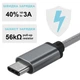 Кабель USB 3.0 - USB Type-C 3A 0.5 м Серый (DTC05M-G) - изображение 2