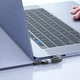 Магнітний адаптер Type-C 100W кутовий 90 градусів Чорний (MAU100-B) - зображення 7