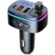 FM-трансмиттер модулятор T65 QC3.0 PD 18W Черный (FMT65) - изображение 1