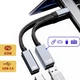Кабель OTG Type-C - Type-C та USB 2.0 0.12 м Сірий (TCOTGTC-GR) - изображение 3