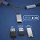 Кабель OTG Type-C - Type-C та USB 2.0 0.12 м Сірий (TCOTGTC-GR) - изображение 4