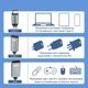 Кабель OTG Type-C - Type-C та USB 2.0 0.12 м Сірий (TCOTGTC-GR) - изображение 6