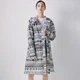 Дождевик женский с сумкой XL Чорно-білий (PDJN-BW-XL) - изображение 2
