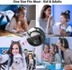 Бездротові навушники з вушками з мікрофоном Cat Ear світяться вушка і лапки кішки Bluetooth складні (Чорні) - изображение 5