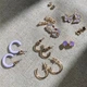 Набір сережок 9 шт Fashion Jewelry - зображення 2