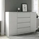 Комод Эверест Микс 3 ролики Нимфея альба (140х38х95 см) - изображение 5