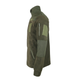 Кофта Флисовая хакі с Липучками (Велкро Панели) Military Khaki розмір 54 - изображение 3