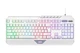 Клавіатура мембранна 2E GAMING KG315 110key, USB-A, EN/UA, RGB, білий - зображення 1