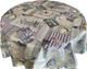 Клеенка Mindo 0.12 мм 135х100 см принт лаванда (md208A-135x100) - изображение 3