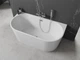 Ванна пристенная MEXEN OVAL 150x75 WHITE акриловая - изображение 3