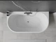 Ванна пристенная MEXEN OVAL 150x75 WHITE акриловая - изображение 4