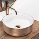Умывальник (раковина) REA SAMI ROSE BRUSHED GOLD накладной (REA-U3303) - изображение 2