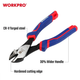 Бокорезы усиленные WORKPRO 180 мм CR-V PRO PLUS WP231023 - изображение 2