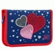 Пенал без наповнення Heart beat HP-02 одинарний без клапана синій 19,5x13x3,7 см YES - изображение 1