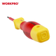 Отвертка диэлектрическая крестовая WORKPRO PH1x80мм EN/IEC 60900 10000V PRO PLUS WP341008 - изображение 4