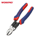 Бокорезы с двойным усилием WORKPRO 175 мм CR-Ni PRO PLUS WP231090 - изображение 1
