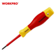 Отвертка диэлектрическая крестовая WORKPRO PH0x60мм EN/IEC 60900 10000V PRO PLUS WP341007 - изображение 2
