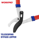 Сучкоріз садовий телескопічний WORKPRO 670-920mm PRO WP332007 - зображення 4