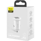 Автомобильное зарядное устройство Baseus Grain Pro Car Charger Dual USB 4.8A CCALLP-02&nbsp;White - изображение 3