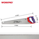 Ножовка по дереву WORKPRO 500 мм 7TPI SK5 PRO WP215007 - изображение 5