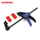 Набор мини струбцин быстрозажимных WORKPRO 100 мм (2 шт.) PRO WP201016 - изображение 3