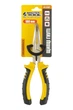 Щипці вигнуті MASTERTOOL 180 мм С55/HRC 45~50 - зображення 2