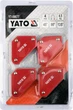 Магнитные Уголки Для Сварки 4 шт 45°, 90°, 135° YATO (YT-08677) - изображение 5