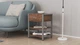 Тумба универсальная Ferrum-decor Вивьен 1/2 50x41x40 серый ДСП Дуб Таверна 16мм (XK00087) - изображение 4