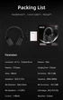 Навушники SV ONIKUMA Bluetooth бездротові для ПК, смартфона з підвіткою Чорний (sv3051) - зображення 10