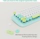 Комплект бездротовий VHG Geezer Turquoise, клавіатура + миша - зображення 8