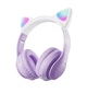 Наушники с котячими ушками CAT STN-28 PRO (White-Violet) - изображение 6