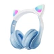 Наушники с котячими ушками CAT STN-28 PRO (White-Blue) - изображение 5