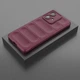 Силиконовый (TPU) чехол Deexe Terra Case для Motorola Edge 40 Neo - Wine Red - изображение 4