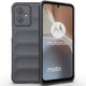 Силиконовый (TPU) чехол Deexe Terra Case для Motorola Moto G54 / G54 Power - Dark Grey - изображение 1