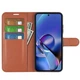 Класичний чохол-книжка Deexe Book Type для Motorola Moto G54 / G54 Power - Brown - зображення 2