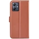 Класичний чохол-книжка Deexe Book Type для Motorola Moto G54 / G54 Power - Brown - зображення 5