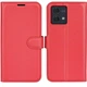 Класичний чохол-книжка Deexe Book Type для Motorola Moto G84 - Red - зображення 1