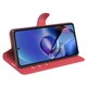 Чехол-книжка Deexe Book Type для Motorola Moto G54 / G54 Power - Red - изображение 3