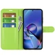 Классический чехол-книжка Deexe Book Type для Motorola Moto G54 / G54 Power - Green - изображение 2