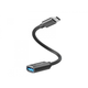 Перехідник OTG USB C для USB Earldom ET-OT85 Адаптер 2в1 для комп'ютера з телефону на флешку Чорний - зображення 1