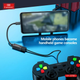Перехідник OTG USB C для USB Earldom ET-OT85 Адаптер 2в1 для комп'ютера з телефону на флешку Чорний - зображення 4