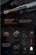 Ліхтар ручний лазерний Fenix HT30R (500Люмен, 1500м, 1*21700) - зображення 7
