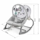 Детский шезлонг качалка KidsBunkBed серый цвет 62 x 48 см - изображение 6