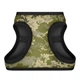 Шлея для собак м'яка WAUDOG Clothes з QR паспортом, "Мілітарі", S2, В 46-50 см, С 43-45 см - зображення 2