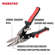 Ножницы по металлу левый рез WORKPRO 250 мм PRO WP214016 - изображение 2