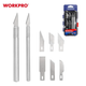 Набор ножей для точных работ/моделирования WORKPRO (8 пред.) W018020 - изображение 1