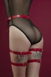 Гартеры Feral Feelings Garter S-XL Красный ( SO3449 ) - изображение 3